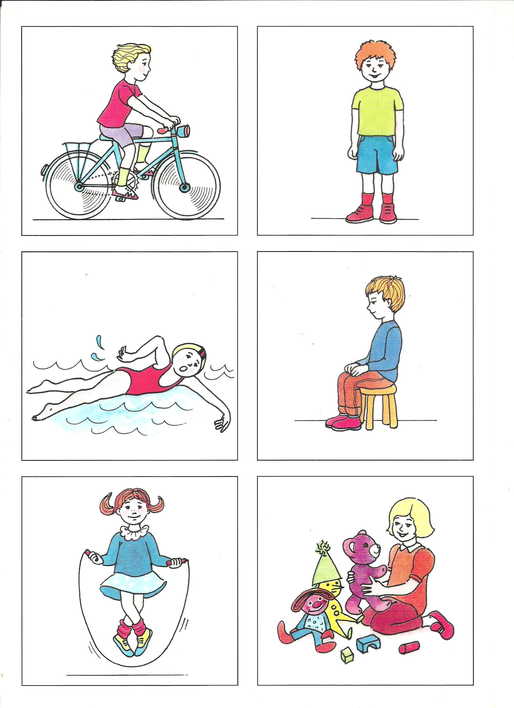 zabawy dzieci- ilustracja